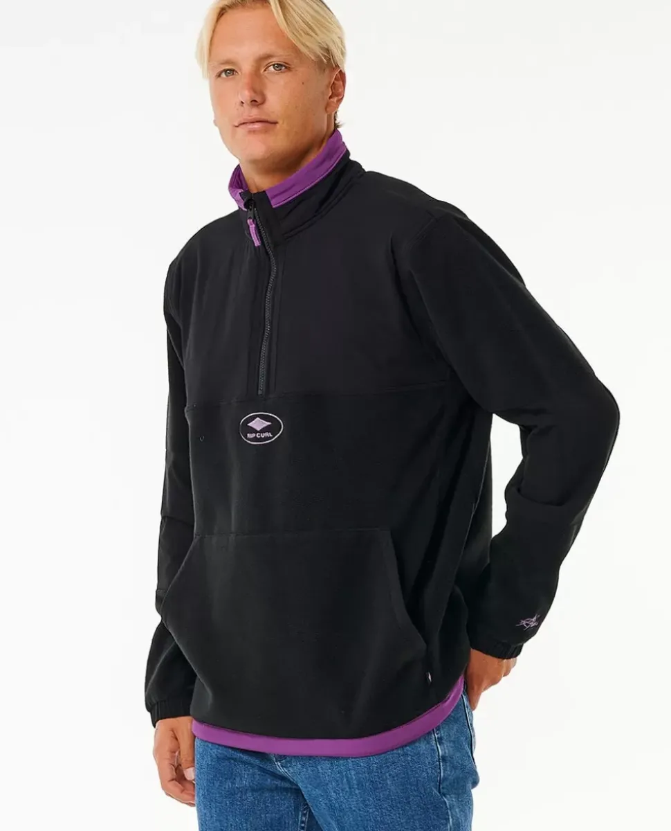 Anti Series Produtos De Surf De Qualidade 1/4 Zip Crew Fleece