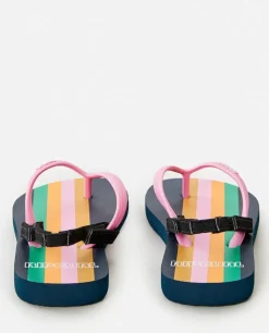 Calçado Aberto Surf Revival Stripe Para Rapariga