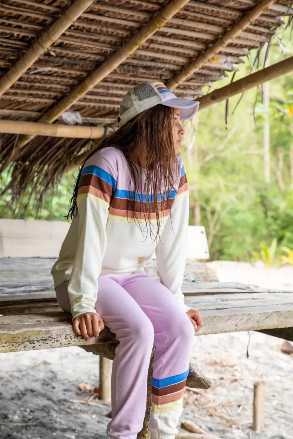 Calças De Fato De Treino Surf Revival Para Rapariga