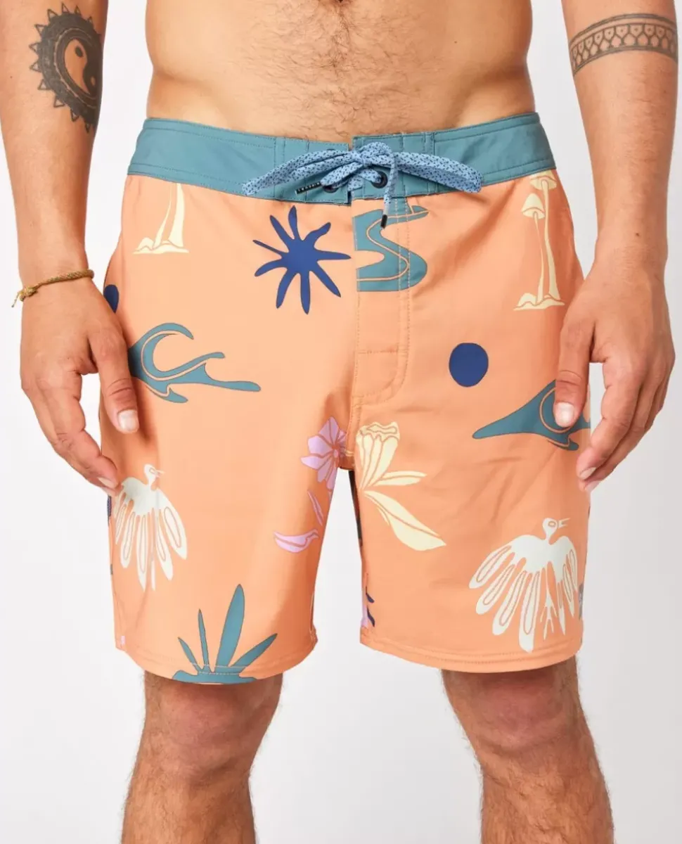 Calções De Banho Mirage Boardshort Retro Snapa