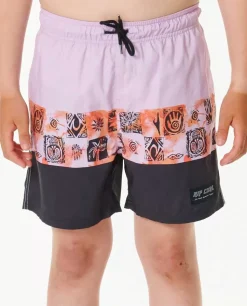 Calções De Banho Pure Surf Block Volley Para Rapaz