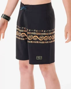 Calção Tube Heads Stripe Mirage Boardshort Para Rapaz