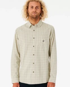 Camisa De Flanela Salt Water Culture Rails De Manga Comprida