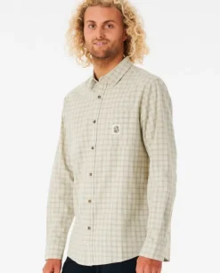 Camisa De Flanela Salt Water Culture Rails De Manga Comprida
