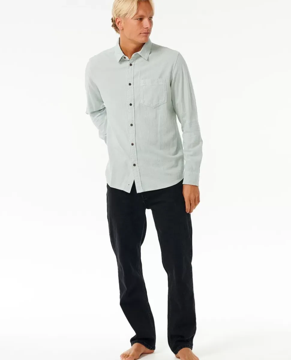Camisa De Manga Comprida Lavada
