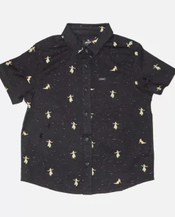 Camisa De Manga Curta Hula Breach Para Rapaz