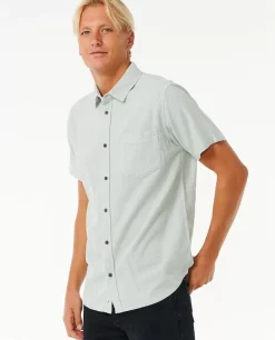 Camisa De Manga Curta Lavada
