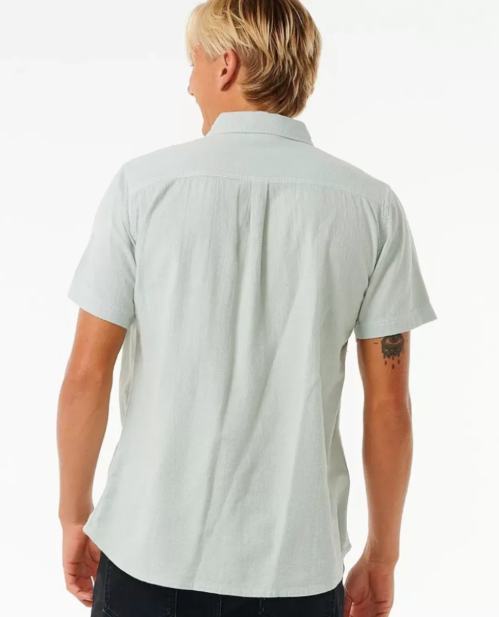 Camisa De Manga Curta Lavada