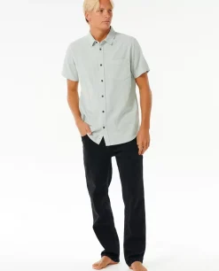 Camisa De Manga Curta Lavada