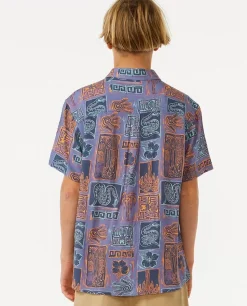 Camisa De Manga Curta Lost Islands Rapaz