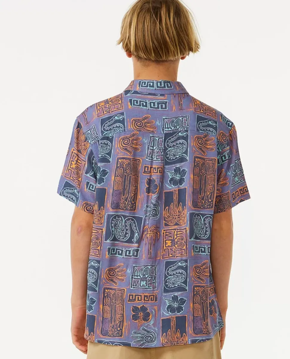 Camisa De Manga Curta Lost Islands Rapaz