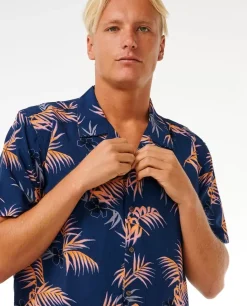 Camisa De Manga Curta Surf Revival Floral