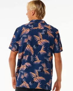 Camisa De Manga Curta Surf Revival Floral