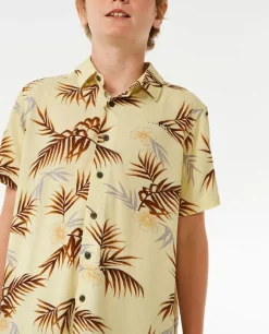 Camisa De Manga Curta Surf Revival Rapaz