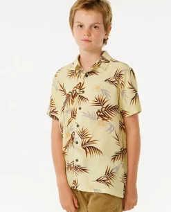 Camisa De Manga Curta Surf Revival Rapaz