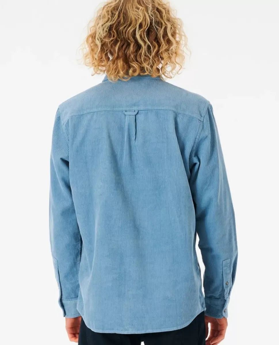 Camisa State Cord De Manga Comprida