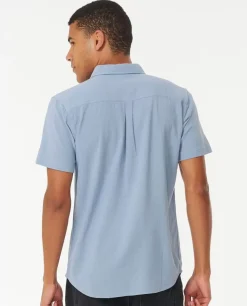 Camisa Washed De Manga Curta