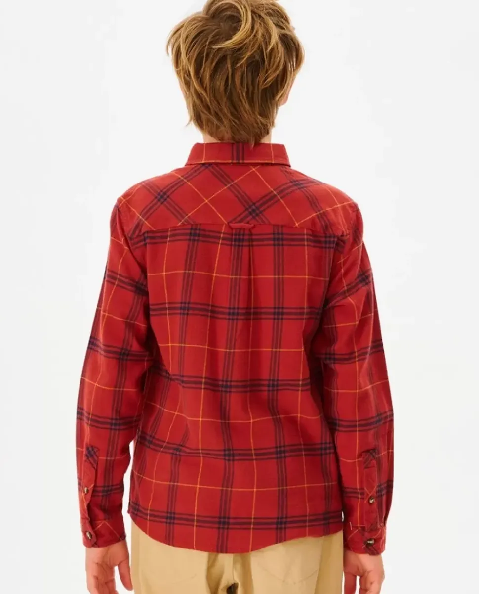 Camisa Xadrez De Flanela Para Rapaz