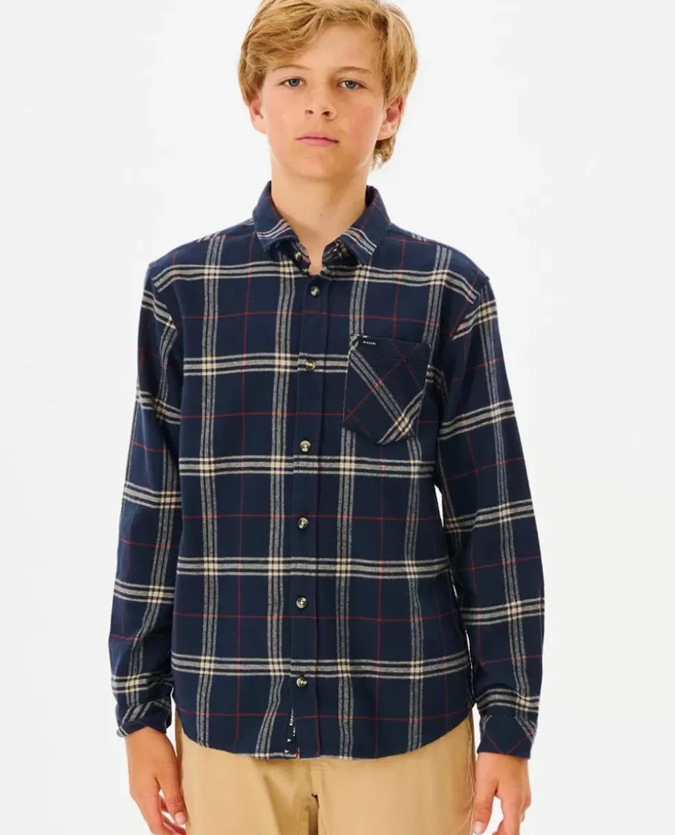 Camisa Xadrez De Flanela Para Rapaz