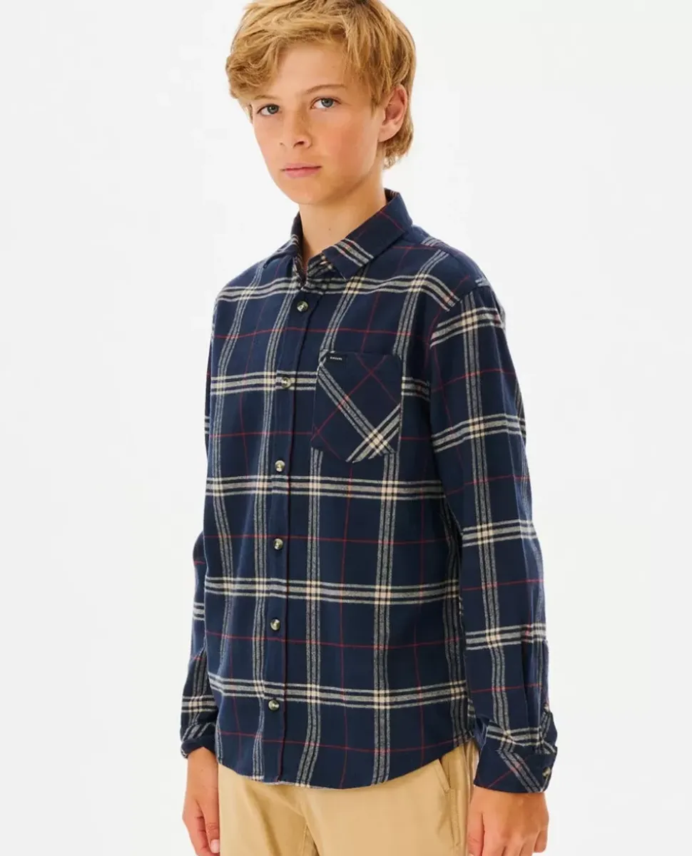 Camisa Xadrez De Flanela Para Rapaz