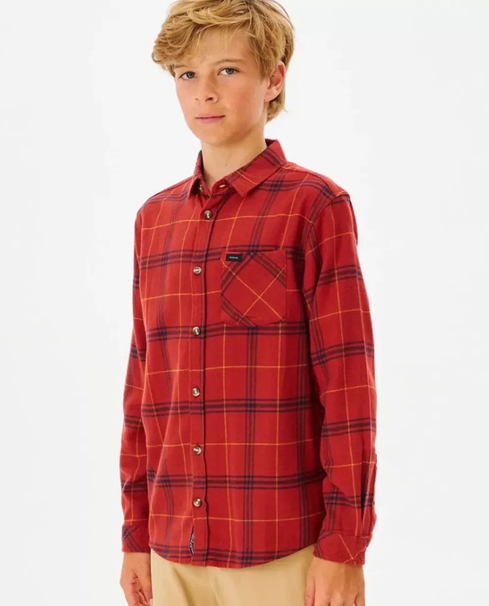 Camisa Xadrez De Flanela Para Rapaz