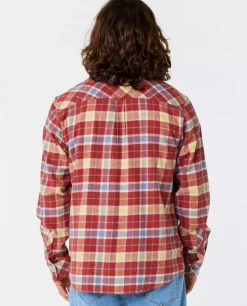 Camisa Xadrez De Manga Comprida Em Flanela