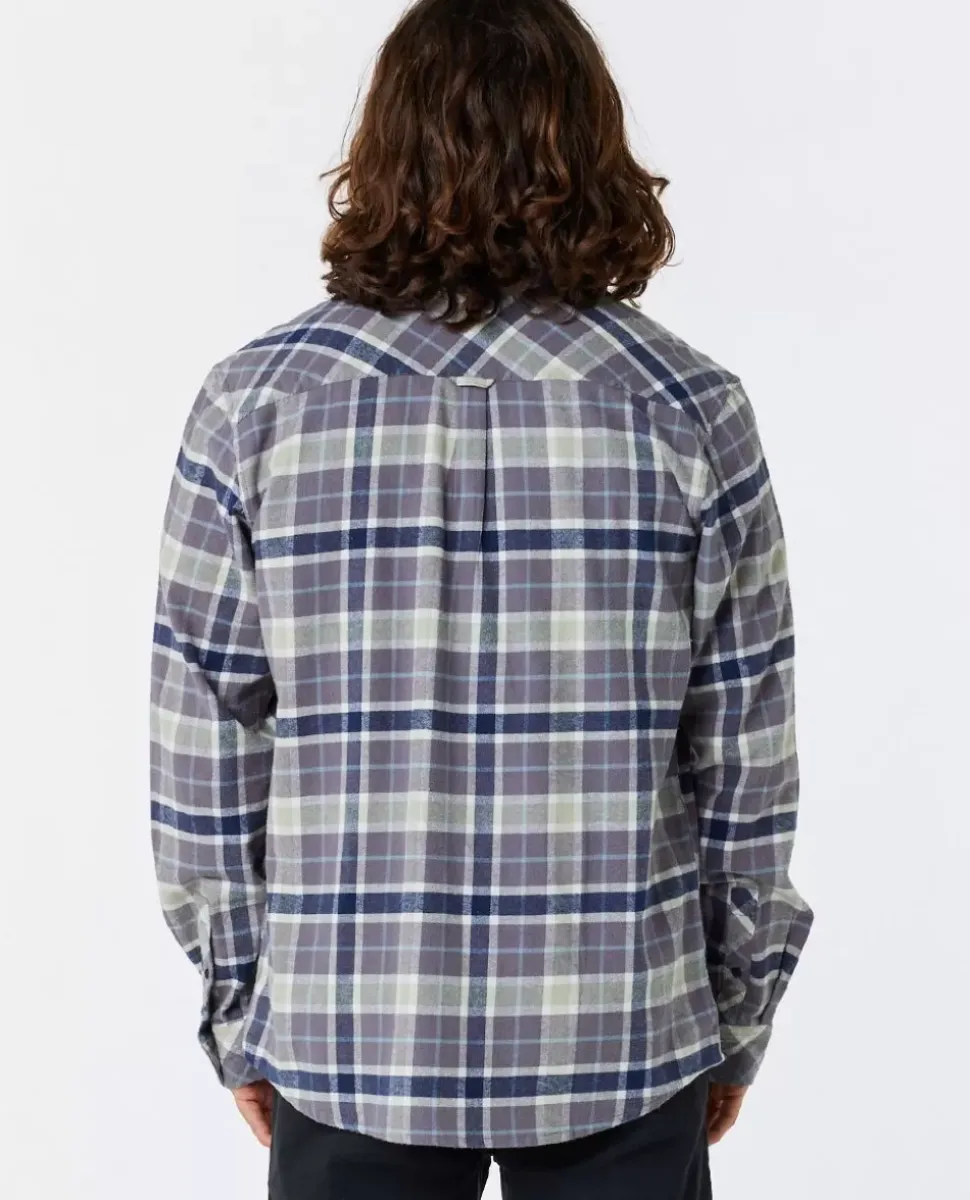 Camisa Xadrez De Manga Comprida Em Flanela