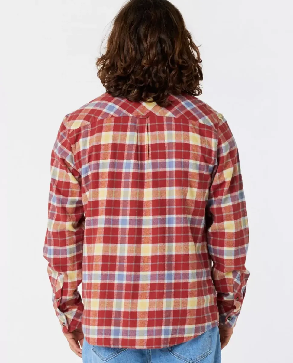 Camisa Xadrez De Manga Comprida Em Flanela