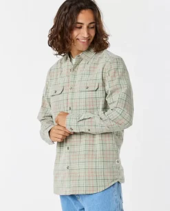Camisa Xadrez Em Bombazine Salt Water Culture