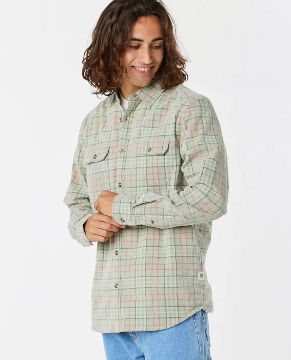 Camisa Xadrez Em Bombazine Salt Water Culture