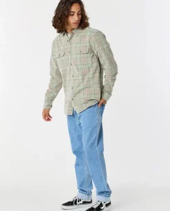 Camisa Xadrez Em Bombazine Salt Water Culture