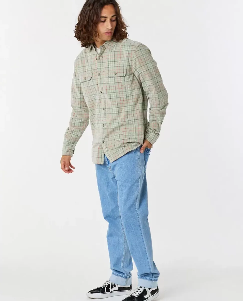 Camisa Xadrez Em Bombazine Salt Water Culture