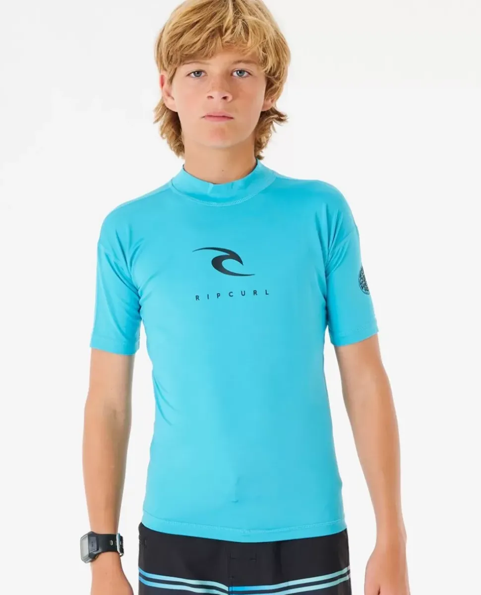 Camisola De Licra Corps De Manga Curta Para Rapaz