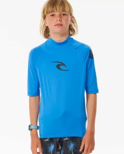 Camisola De Licra UPF De Manga Curta Brand Wave Para Rapaz