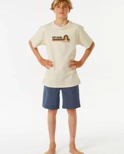 Camisola De Manga Curta Surf Revival Mumma Rapaz