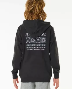 Camisola Em Velo Com Capuz E Fecho De Correr Pure Surf Para Rapaz