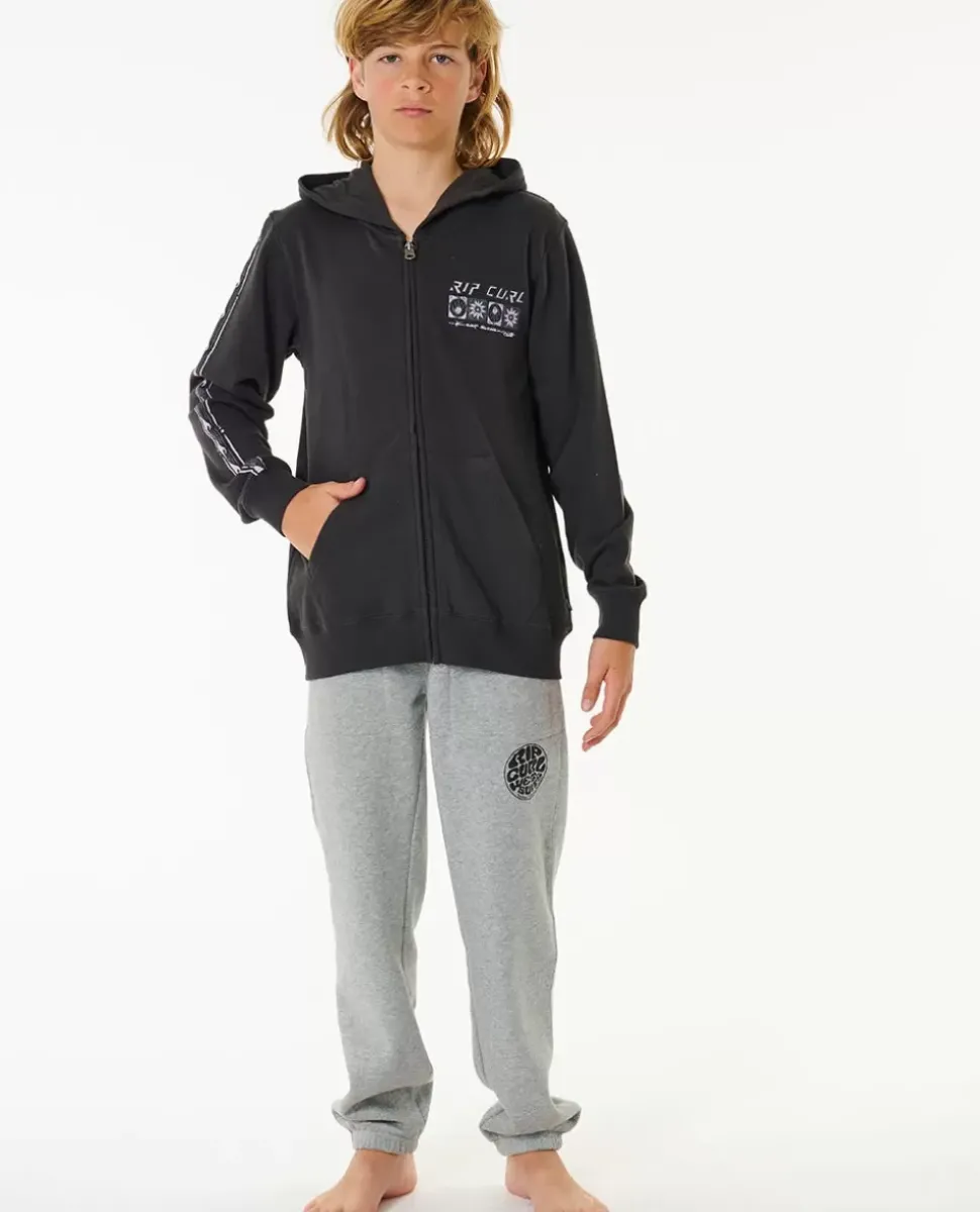 Camisola Em Velo Com Capuz E Fecho De Correr Pure Surf Para Rapaz