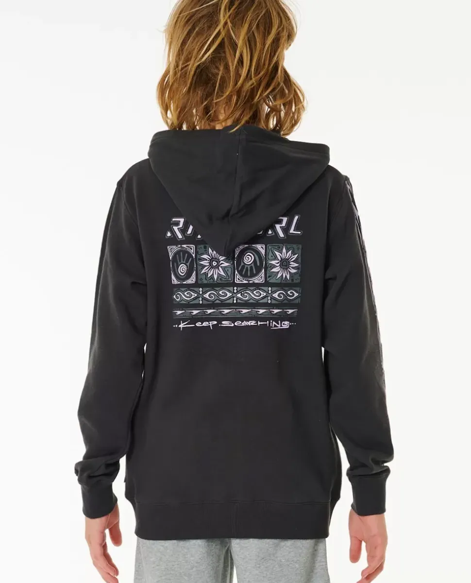 Camisola Em Velo Com Capuz E Fecho De Correr Pure Surf Para Rapaz