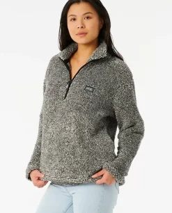 Camisola Em Velo Com Gola E Fecho De Correr Dark And Stormy II