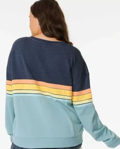 Camisola Em Velo De Gola Redonda Surf Revival