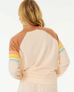 Camisola Em Velo De Gola Redonda Raglan Surf Revival