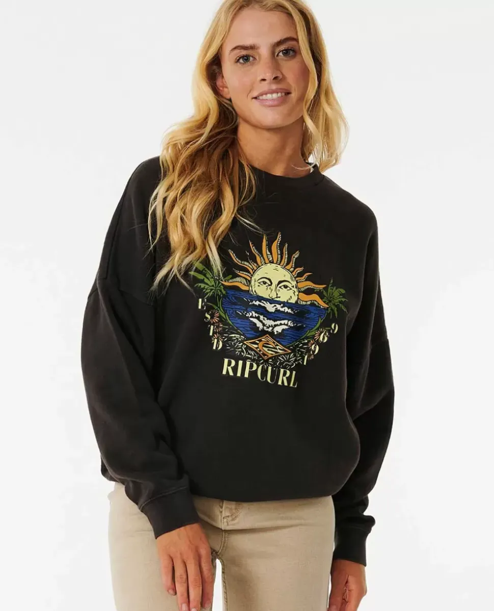 Camisola Em Velo De Gola Redonda Shore Break