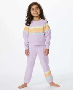 Camisola Em Velo De Gola Redonda Surf Revival Para Rapariga