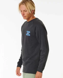 Camisola Em Velo De Gola Redonda Salt Water Culture