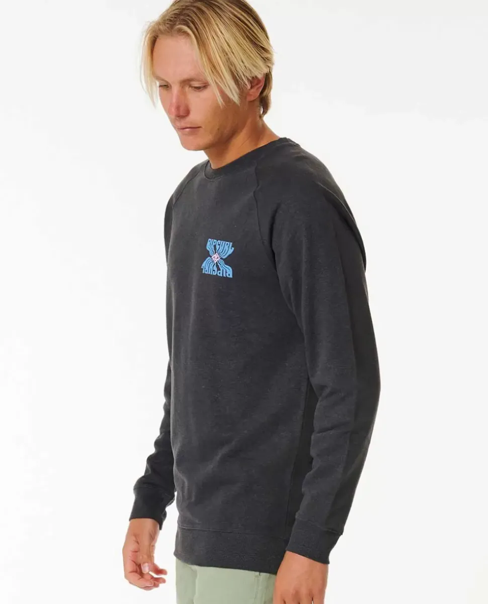 Camisola Em Velo De Gola Redonda Salt Water Culture