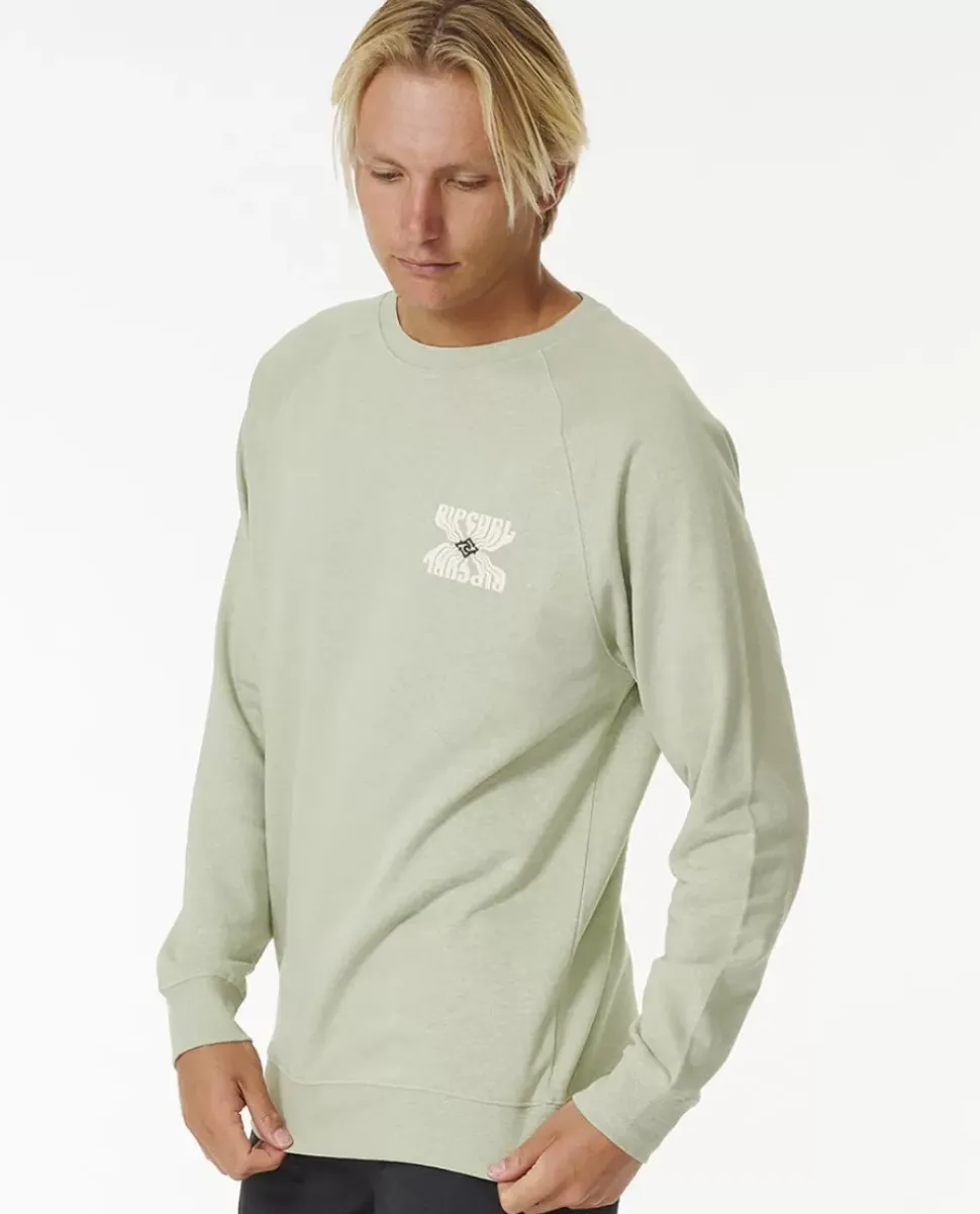 Camisola Em Velo De Gola Redonda Salt Water Culture