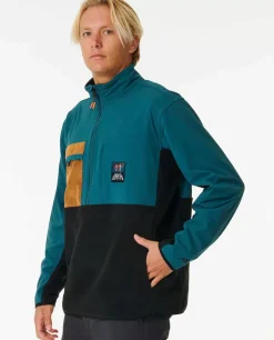 Camisola Em Velo De Gola Redonda Com Fecho De Correr Anti-Series Journey