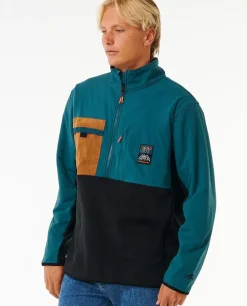 Camisola Em Velo De Gola Redonda Com Fecho De Correr Anti-Series Journey