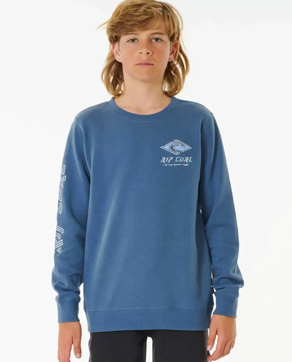 Camisola Em Velo De Gola Redonda Pure Surf Para Rapaz