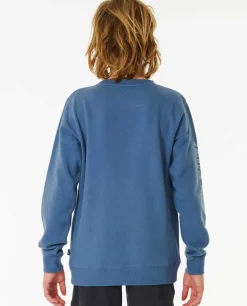 Camisola Em Velo De Gola Redonda Pure Surf Para Rapaz